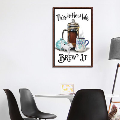 This Is How We Brew It by Heather Perry - Print on Canvas