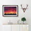 Flaming Skies in Abstract - Picture Frame Graphic Art Print-55730831-55730832