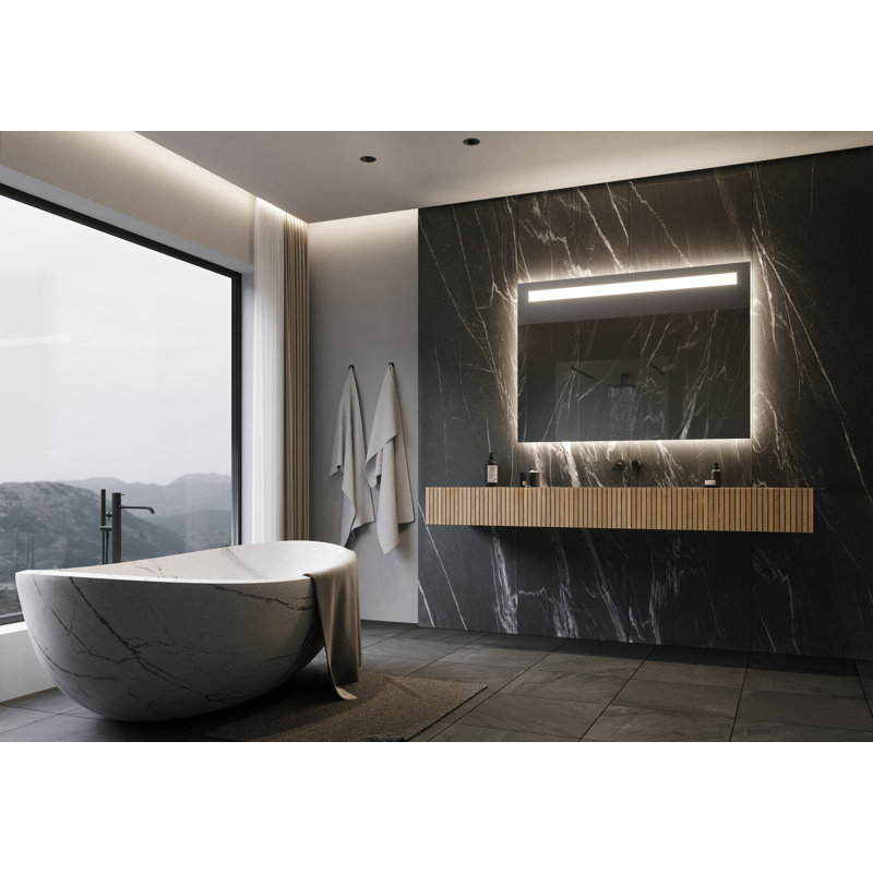 Wall Mirror, 35" H x 48" W
