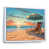 White Floater Framed