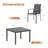 Wasil 4 - Person Patio Dining Set with Square Table-2070710218