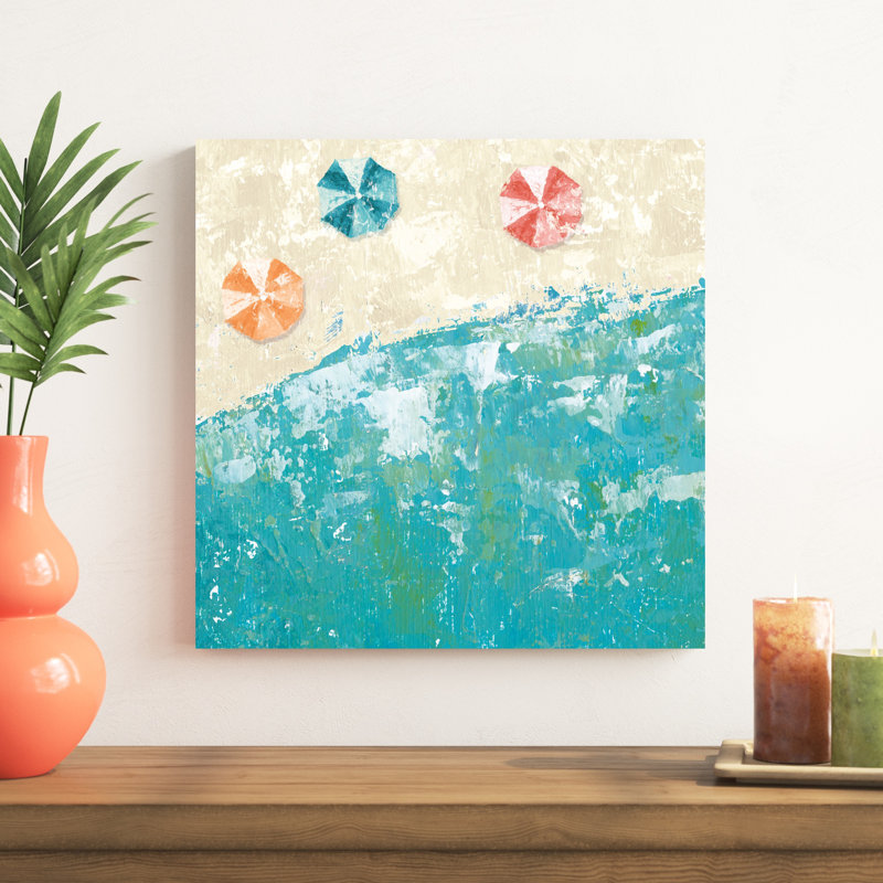 Beach Days, H 20 po x l 20 po x P 1,25 po