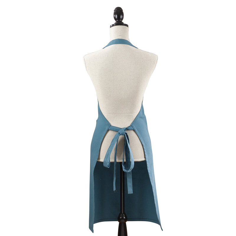 Tablier Denim Classic Cuisine, Bleu / Gris