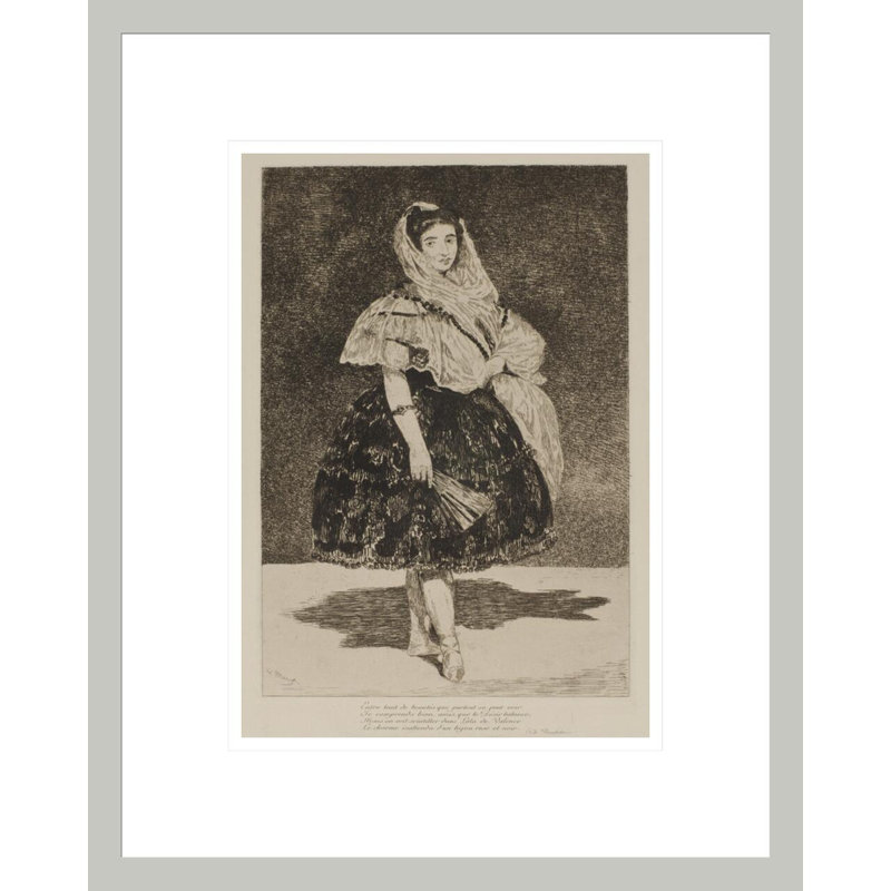 «Lola de Valence» par Estampe numérique encadrée, 16,75 po H x 13,43 po L