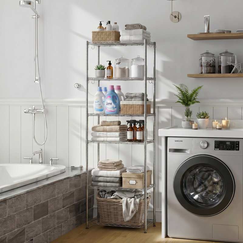 Kravitz 54cm W Stainless Steel Shelving Unit