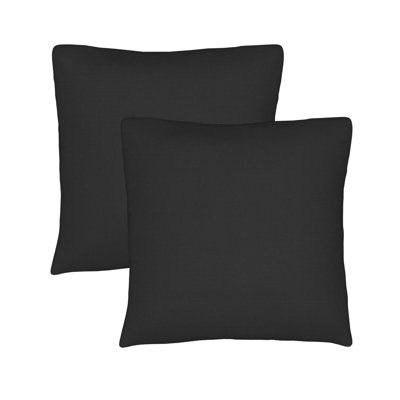 Set of 2 Sunbrella Throw Pillows, 12x12 Inch Square Outdoor Throw Pillows Inserts with Covers