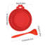 Fermeture en silicone avec cuillère pour animal de compagnie, rouge-131216650