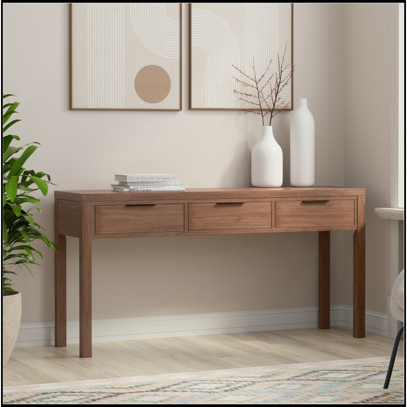 Console large Hollander, Brun