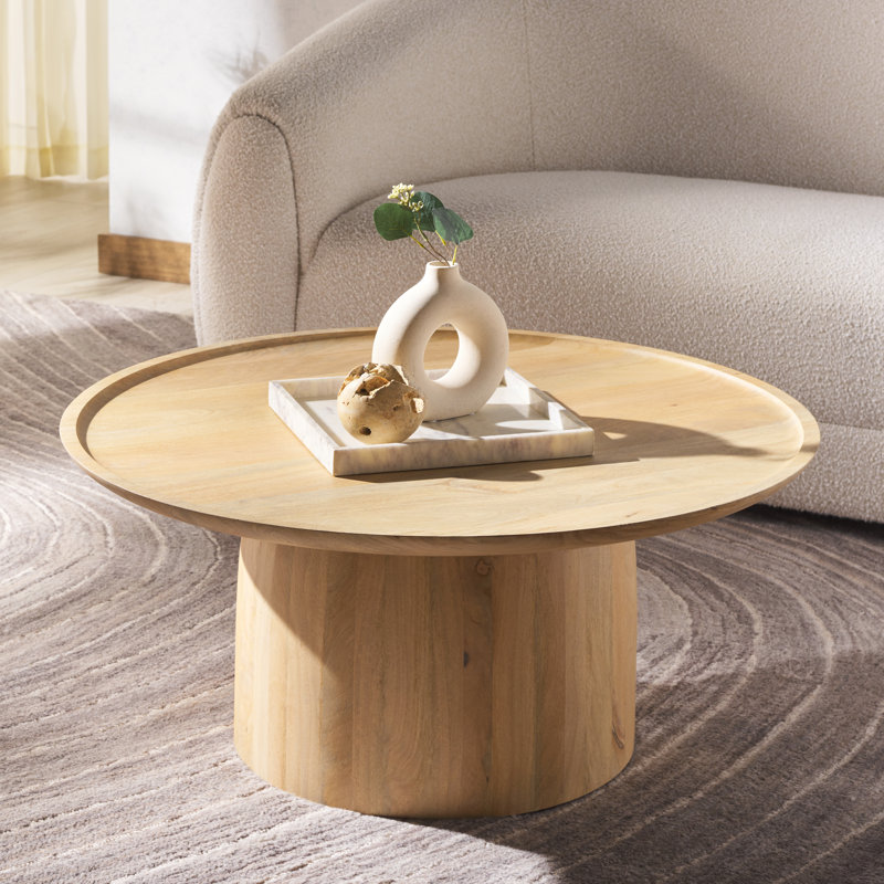 Solid Wood Coffee Table, Natural