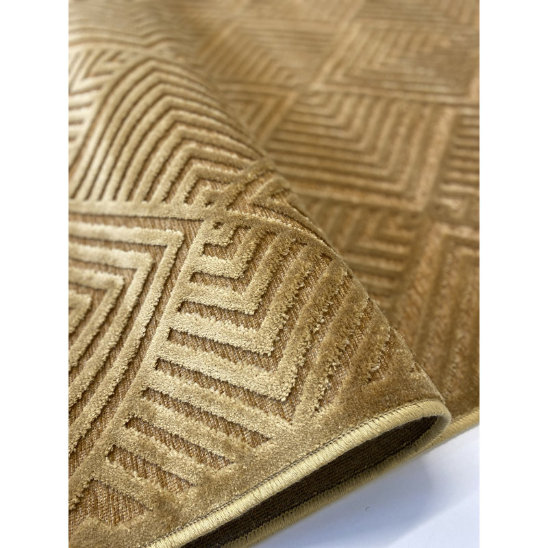 Mclellan Geometric Viscose Area Rug, Rectangle 120 x 170cm
