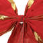 Arc de Noël en velours de coton à 4 boucles-381338329