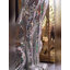 Statue de cristal Jaguar finition miroir doré - gauche -126054173