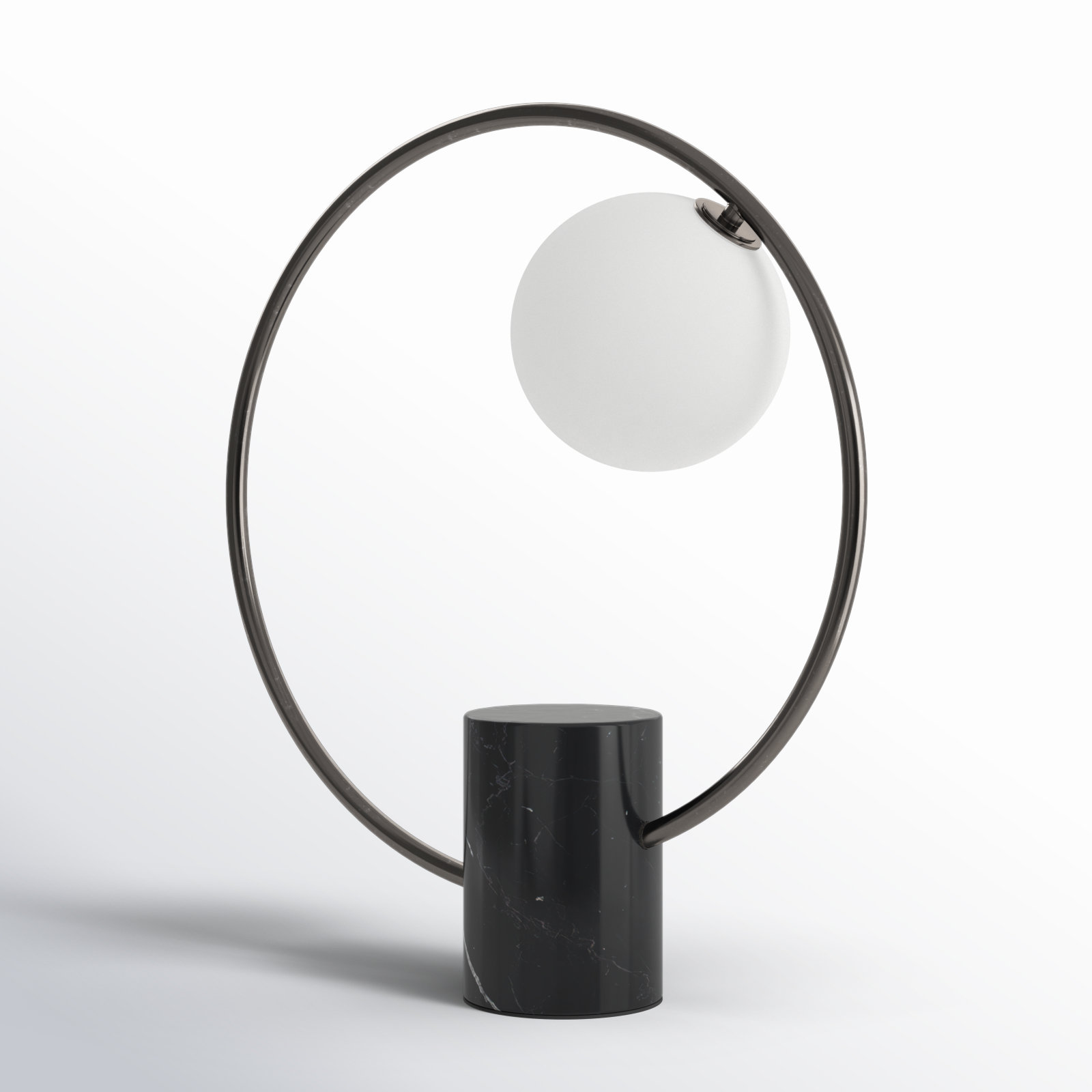 Roshena Marble Novelty Lamp, Black