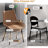 Modern Dining Chair Living Room Metal Leg Dining Chair-2pcs/ctn-412825612