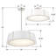 Plafonnier semi-encastré 24 po Marietta-758132636