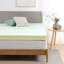 Surmatelas en mousse à mémoire de forme infusée de thé vert Zinus-861557190-888216012