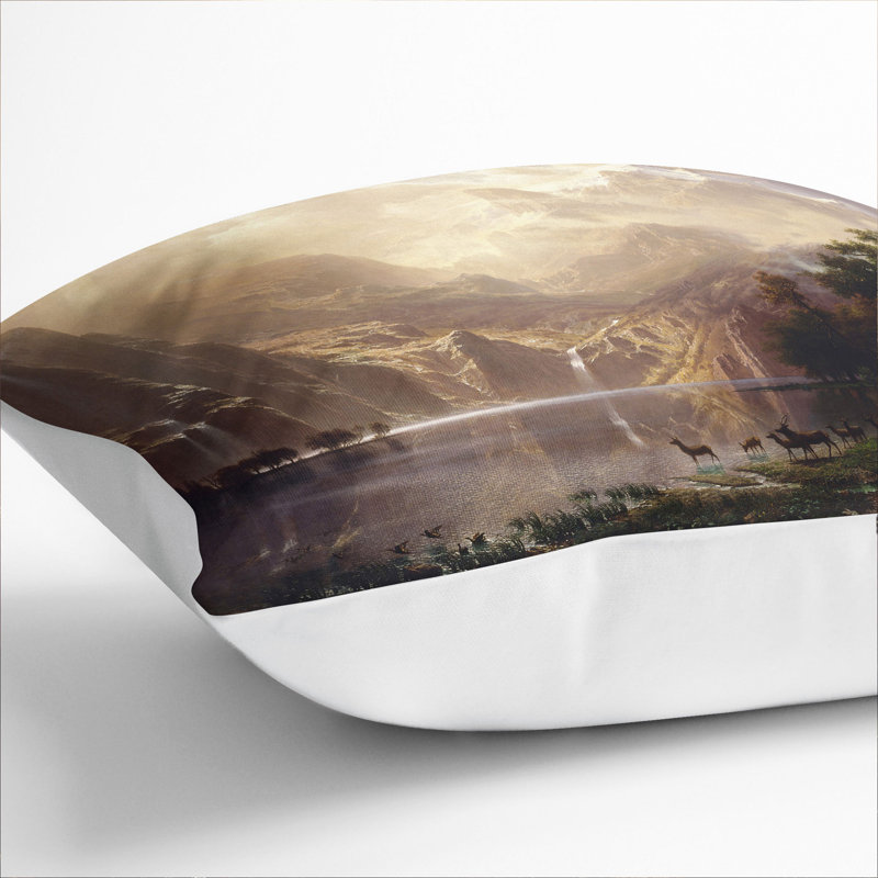 Square Cushion, White, 55cm H x 55cm W x 20cm D