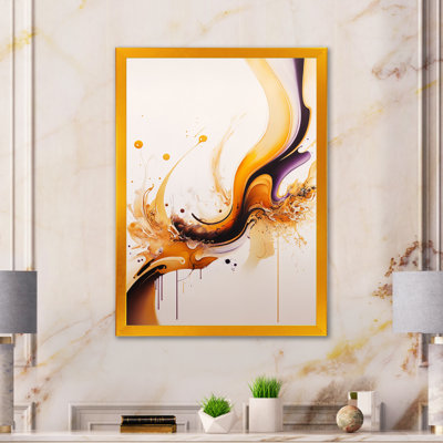 «White and Gold Fusion III», impression sur toile