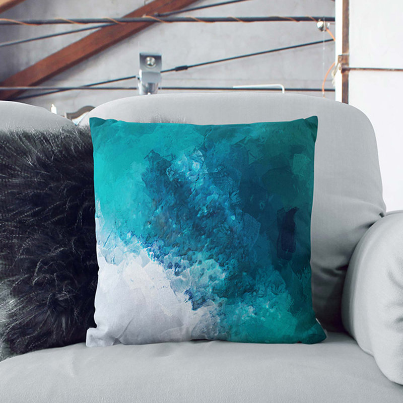 Beach In Swanbourne Australia In Abstract Abstract Square Throw Cushion, 55 x 55 cm