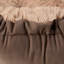 Lit pour animaux rond Sleepy Tail Society 26 po brun chocolat, couleur bouton d'or, en faux suède-777396327