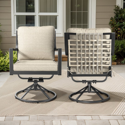 Ensemble de 2 fauteuils de patio Merlene