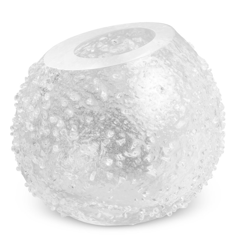 Vase Opulent Clear Glass