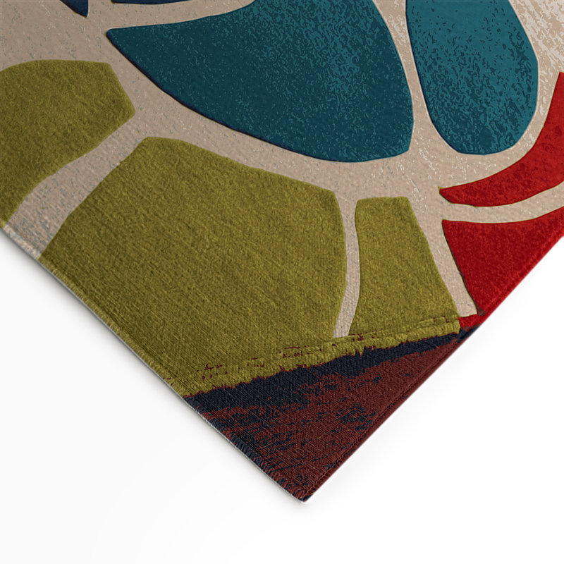 Tapis intérieur et extérieur Zany Perk, Rectangulaire 3 pi x 5 pi
