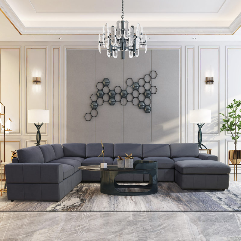 Peitsmeyer Upholstered L-Shaped Sectional Reversible