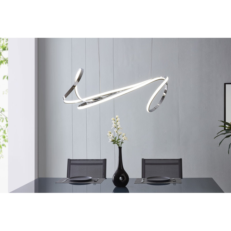 Arland Unique Tiered Dimmable Integrated LED Chandelier, Gold