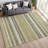 Machine Washable Indoor/Outdoor Chantille ACN2330 Stripes Rug-1843250513