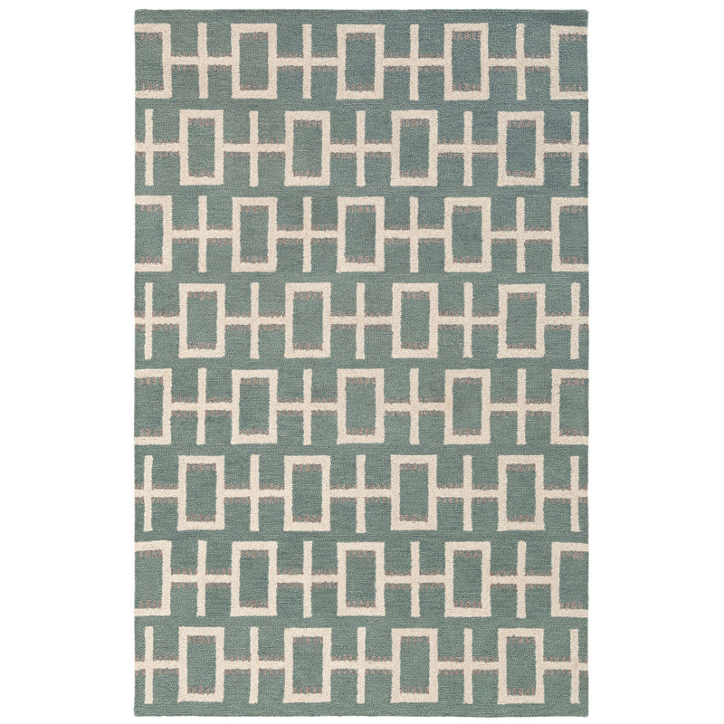 Tapis rectangulaire en laine Elsey, Rectangle 8 pi 9 po x 11 pi 9 po