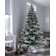 Künstlicher Weihnachtsbaum 183 cm Grün mit 450 Leuchten und Ständer