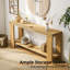 Console 63 "avec tablette de rangement Boho