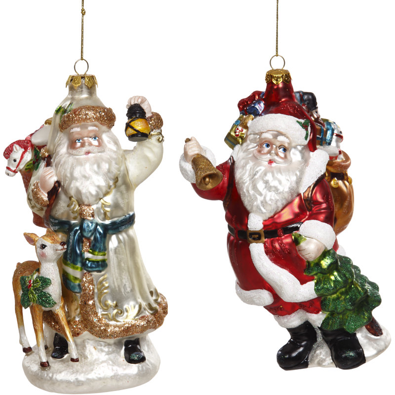 Santa's Magic Ornament - 6.5 Inches Set Of 6