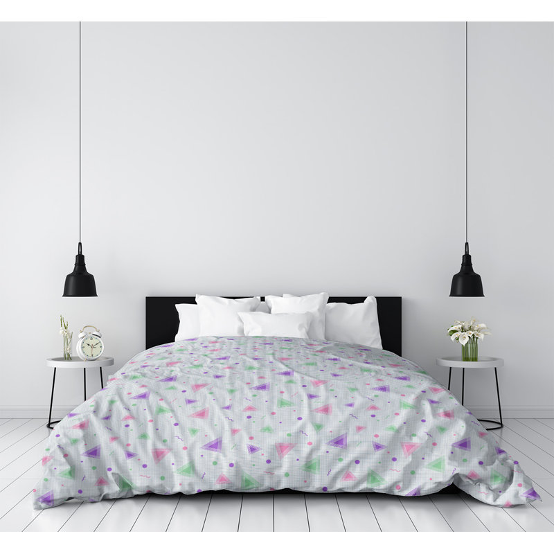 Housse de couette Katelyn Elizabeth, Housse de couette simple TG, Microfibre, Mauve / rose