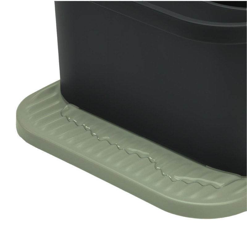 Recycled Sink Tidy - Made in UK, Charcoal Grey/Sage Green