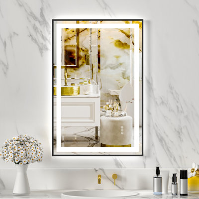 Miroir de meuble-lavabo en verre