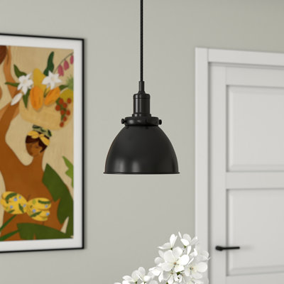 Luminaire suspendu en forme de dôme à 1 lumière Madison