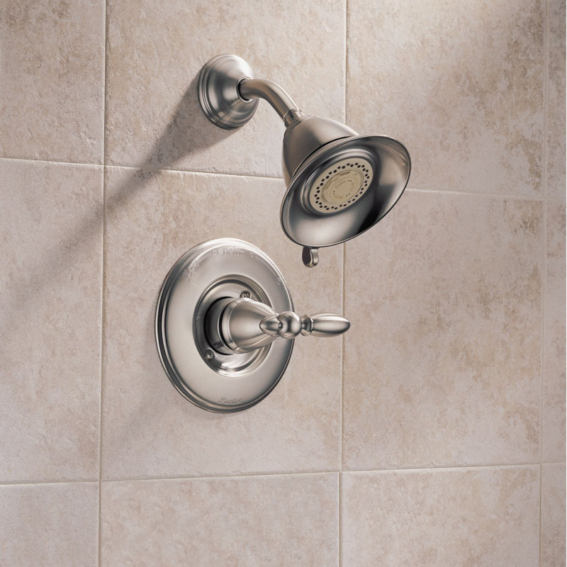 Victorian Pressure Balanced Shower Faucet Trim, Brilliance Stainless
