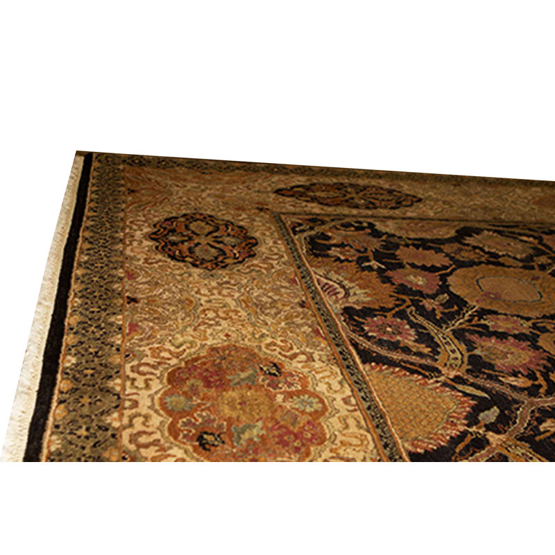 Hand Woven Wool Floral Area Rug