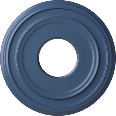 Endurathane Classic Ceiling Medallion, 12 3/8"OD x 4"ID x 1 1/8"P (Fits Canopies up to 7 1/4"), Hand-Painted Americana Finish