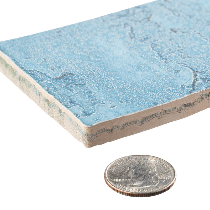 Splash 3" x 12" Subway Wall Tile, Neptune