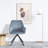 Danita Velvet Arm Chair in Blue