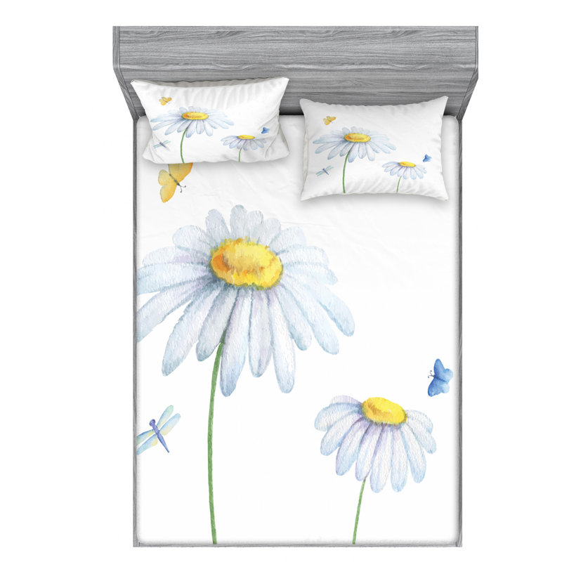 Microfiber Sheet Set, Full Sheet Set with Fitted Sheet and 2 Pillowcases