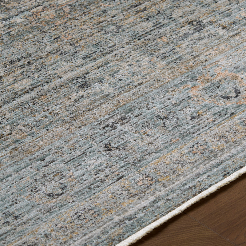 Galey Alix X Livabliss Neiland Outdoor Machine Woven Rug, Gray, Rectangle 6'7" x 9'6"