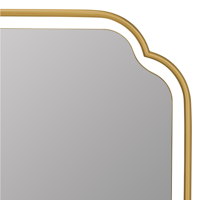 Sebastian Wall Mirorr, Brushed Gold, 34" x 22.25"