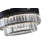 2-Light Dimmable Shiny Nickel Steel  LED Chandelier With Clear Crystals
