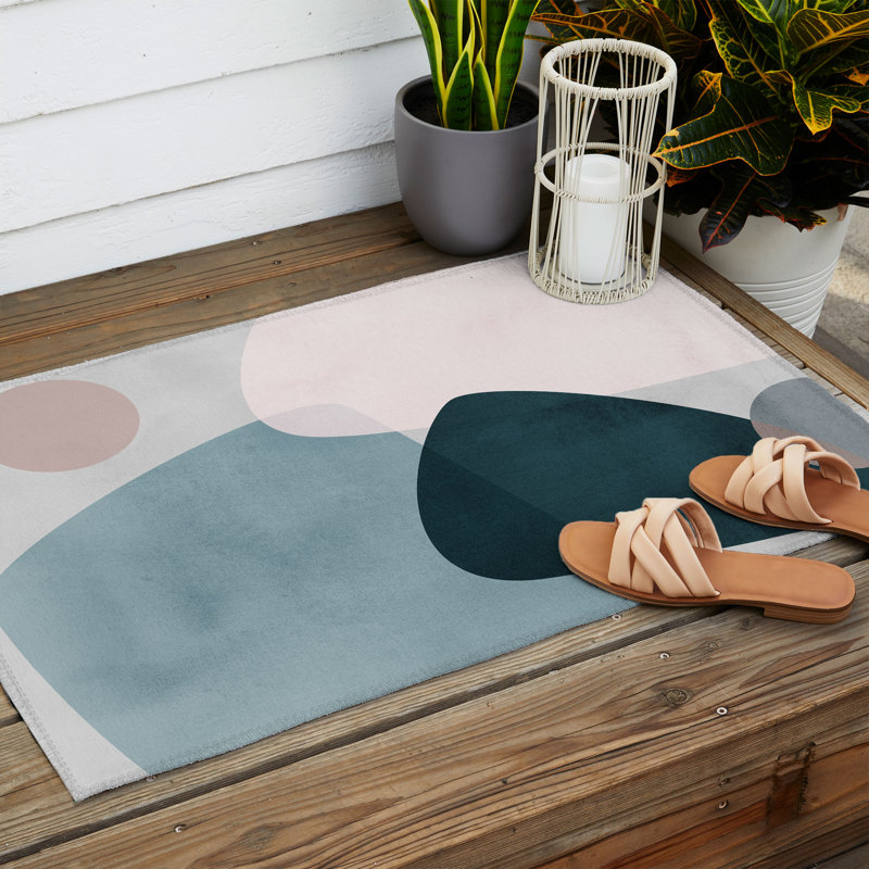 Abstract Rug, Rectangle 2' x 3'