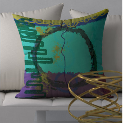Abstract Throw Pillow