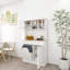 Armoire de rangement blanche pour poubelle de cuisine de 67,7 po de hauteur avec 3 tablettes réglables, 2 tiroirs et une poubelle inclinable de style moderne pour la garde-robe de patio. 1 - Blanc. Cuisine design, salle à manger, salon.